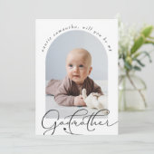 Minimalistisch Godmatervorschlag Foto (Stehend Vorderseite)