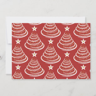 Minimalistisch Gold Glitzer Weihnachtsbaumen Feiertagskarte