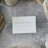 Minimalistisch Gold Guess Wie viele Kisses Game