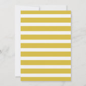 Minimalistisch Gold Hot Air Ballon Babydusche Einladung (Rückseite)