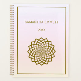Minimalistisch Gold Mandala Planer