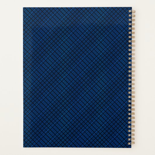 Minimalistisch Gold Monogramm | Benutzerdefinierte Planer (Rückseite)