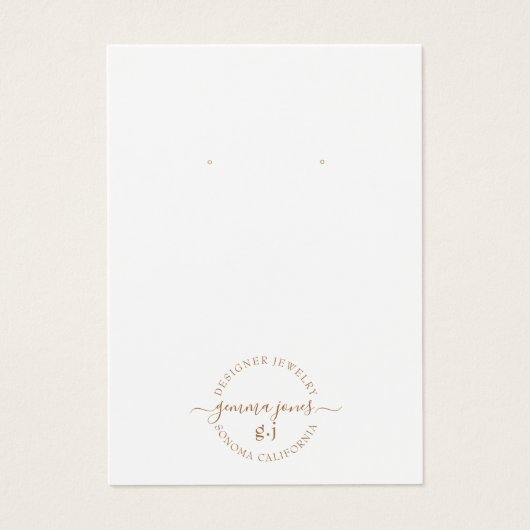 Minimalistisch-Gold-Typografie (Vorderseite)