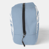 Minimalistisch gotische Fensterkalligrafie blass b Waschbeutel (Rechts)