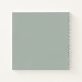 Minimalistisch gotische Fensterkalligrafie Pastel  Notizblock (Rückseite)