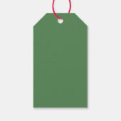 Minimalistisch Green Eucalyptus Wedding Vielen Dan Geschenkanhänger (Rückseite)