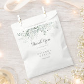 Minimalistisch Greenery Eucalyptus Vielen Dank für Geschenktütchen (Ausgeschnitten)