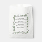 Minimalistisch Greenery Frame Irish Sessing Geschenktütchen (Vorderseite)