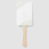 Minimalistisch grüne Fern Fächer (Rückseite)