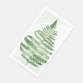 Minimalistisch grüne Fern Serviette (Ecke)