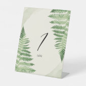 Minimalistisch grüne Fern Sockelschild (Vorderseite)