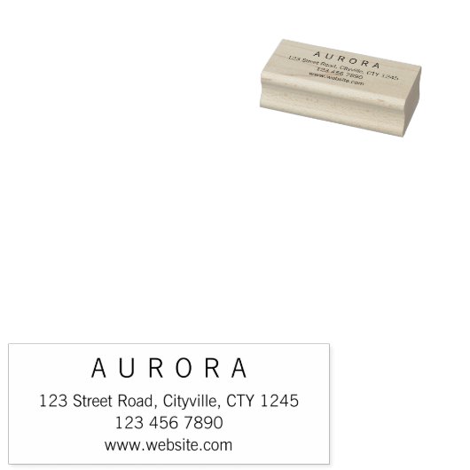 Minimalistisch Gummistempel (Stempel)