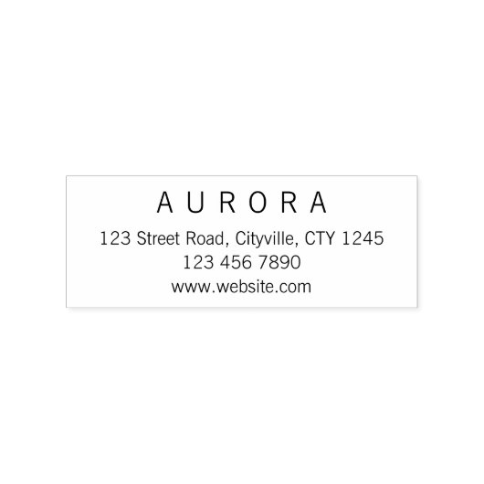 Minimalistisch Gummistempel (Prägung)