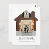 Minimalistisch haben wir das neue Zuhause-Foto ver Postkarte (Vorne/Hinten)