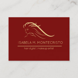 Minimalistisch-Hair-Stylist Visitenkarte