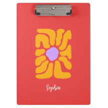 Minimalistisch Hand Drawing Boho Blume Zwischenabl