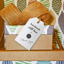 Minimalistisch Handmade mit Liebe Vielen Dank