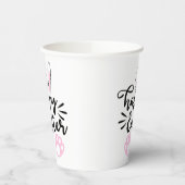 Minimalistisch Happy Oaster Pappbecher (Links)