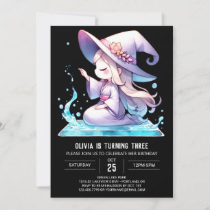 Minimalistisch Happy Wizard Geburtstag Einladung