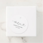 Minimalistisch Heart Script Delicate Wedding Viele Geschenkanhänger (Beispiel)