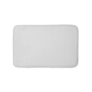Minimalistisch hellgrau, elegant und elegant badematte