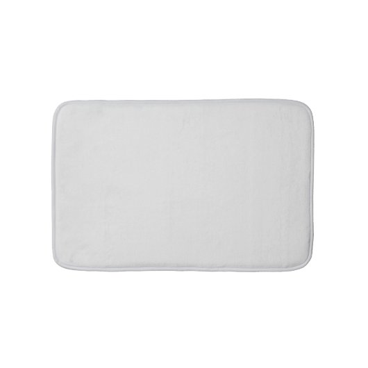 Minimalistisch hellgrau, elegant und elegant badematte (Vorderseite)
