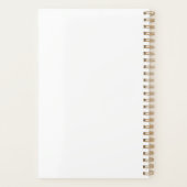 Minimalistisch Hello 2026 White Planer (Rückseite)