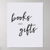 Minimalistisch Hello Baby Moderne Bücher und Gesch Poster (Vorne)