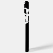 Minimalistisch Hello Black and White Modern stilvo Case-Mate iPhone Hülle (Rückseite / Links)