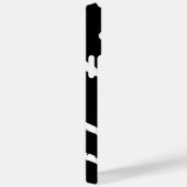 Minimalistisch Hello Black and White Modern stilvo Case-Mate iPhone Hülle (Rückseite / Rechts)