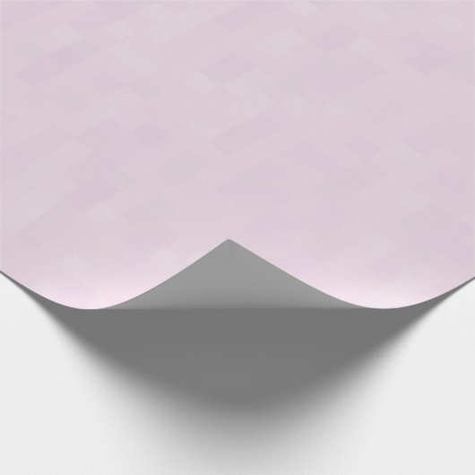 Minimalistisch hellrosa, modernes abstraktes Muste Geschenkpapier (Ecke)