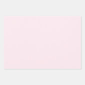 Minimalistisch hellrosa solide schlicht elegant geschenkpapier set (Vorderseite 2)