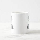 Minimalistisch Hockey-Mama Personalisiert Kaffeetasse (Mittel)