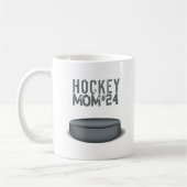 Minimalistisch Hockey-Mama Personalisiert Kaffeetasse (Links)