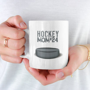 Minimalistisch Hockey-Mama Personalisiert Kaffeetasse