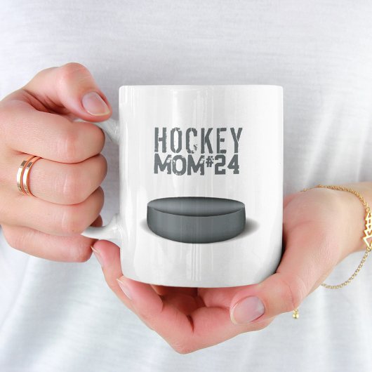 Minimalistisch Hockey-Mama Personalisiert Kaffeetasse