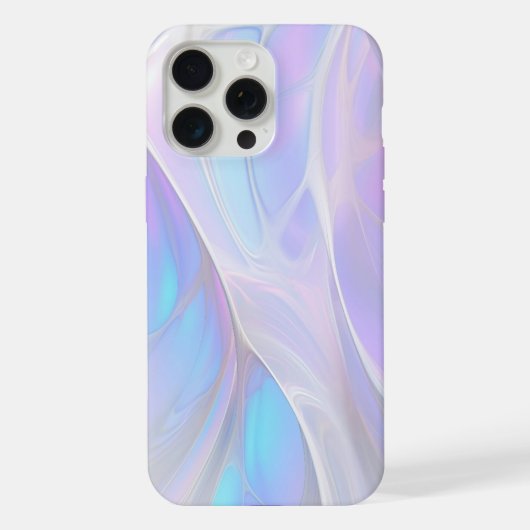 Minimalistisch Holographic iPhone 15 Pro Max Case iPhone Hülle (Rückseite)