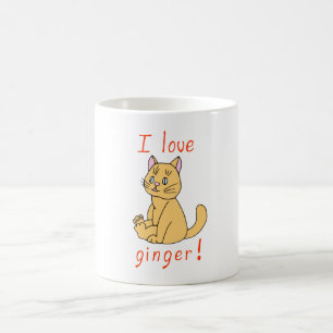 Minimalistisch-I-Liebe Kaffeetasse