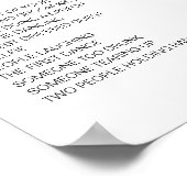 Minimalistisch I Spy Wedding Reception Game Poster (Ecke)