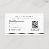 Minimalistisch Ihr Foto- und Logo-Fotogeschäft Visitenkarte (Rückseite)