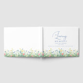 Minimalistisch in der Gedächtnisbeerdigung Gästebuch (Voll)