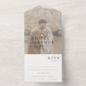 Minimalistisch in einer UAWG Einladung zur Hochzei (Innen Boden)