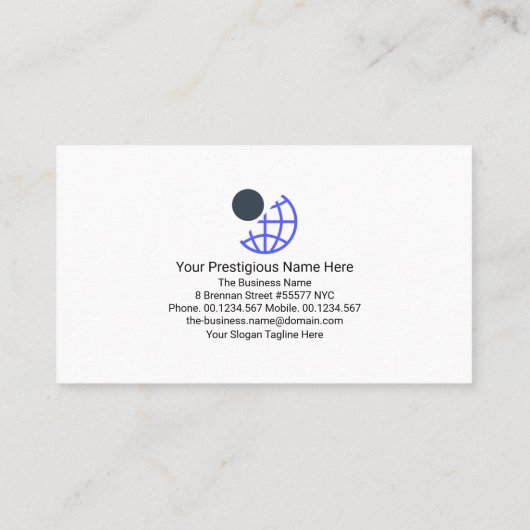 Minimalistisch Intercepting Red Lines Owner CEO Visitenkarte (Rückseite)