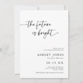 Minimalistisch ist die Zukunft ein schönes Foto Ab Einladung (Vorderseite)