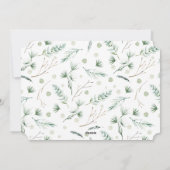 Minimalistisch Joy Peace Liebe Weihnachten Foto (Rückseite)