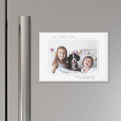 Minimalistisch Joy Peace Liebe Weihnachten Foto Magnet