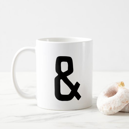 Minimalistisch Kaffeetasse (Mit Donut)