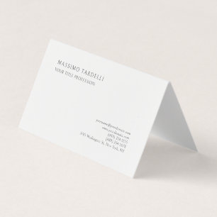 Minimalistisch Klassisch Schlicht Professionell Visitenkarten