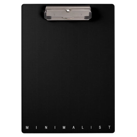 Minimalistisch Klemmbrett (Vorderseite)
