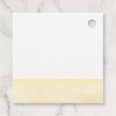 Minimalistisch kommt die Babydusche von Son Boho Geschenkanhänger (Rückseite)